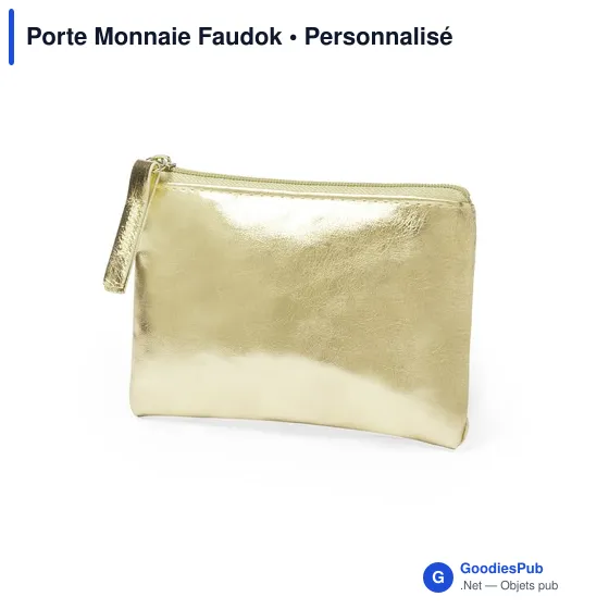 Porte Monnaie personnalisable Faudok avec logo - Design élégant - Image 8