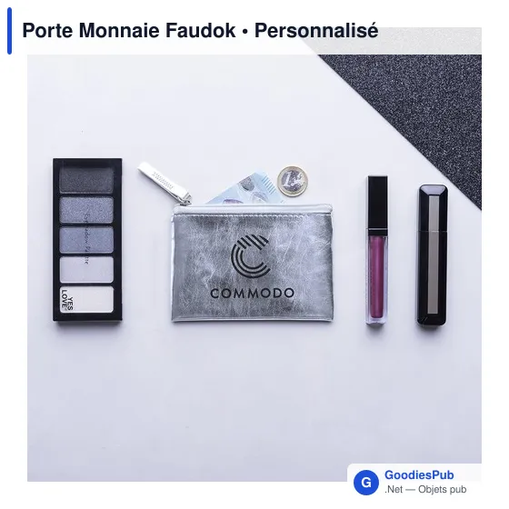 Porte Monnaie personnalisable Faudok avec logo - Design élégant - Image 9