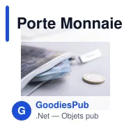 Porte Monnaie personnalisable Faudok avec logo - Design élégant - Miniature 10
