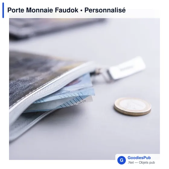 Porte Monnaie personnalisable Faudok avec logo - Design élégant - Image 10