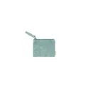 Variante vert - Porte-monnaie personnalisable en coton recyclé avec logo - Fontix
