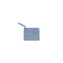 Variante bleu - Porte-monnaie personnalisable en coton recyclé avec logo - Fontix