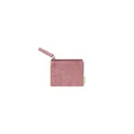 Variante rouge - Porte-monnaie personnalisable en coton recyclé avec logo - Fontix