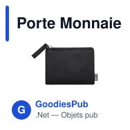Porte Monnaie personnalisable Nelsom avec logo en RPET - Miniature 7