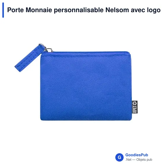 Porte Monnaie personnalisable Nelsom avec logo en RPET - Image 8
