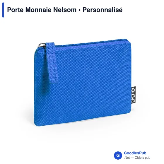 Porte Monnaie personnalisable Nelsom avec logo en RPET - Image 9