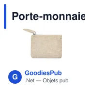Porte-monnaie personnalisable en polyester avec logo - Elyron - Miniature 2