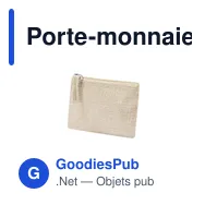 Porte-monnaie personnalisable en polyester avec logo - Elyron - Miniature 3