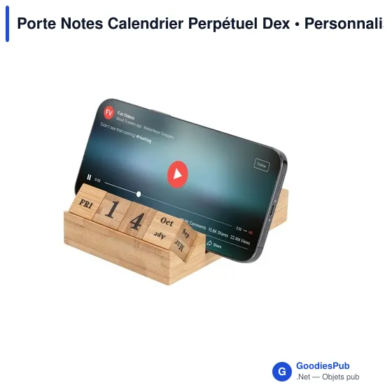 Porte Notes Calendrier Perpétuel Dex - Image 4