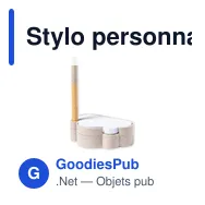Stylo personnalisable avec logo pour entreprise - modèle nuage - Miniature 8