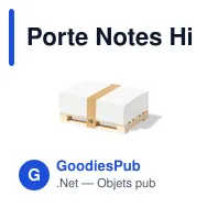 Porte Notes Hibon - Miniature 1