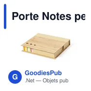 Porte Notes personnalisable en bambou avec logo - Kokil - Miniature 9