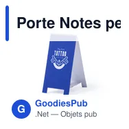 Porte Notes personnalisable Novich avec logo - Bloc papier repositionnable - Miniature 11