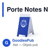 Porte Notes personnalisable Novich avec logo - Bloc papier repositionnable - Miniature 3