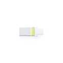 Variante blanc - Porte Notes personnalisable Novich avec logo - Bloc papier repositionnable