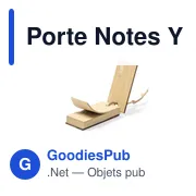 Porte Notes Yiuta - Miniature 1