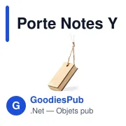 Porte Notes Yiuta - Miniature 4