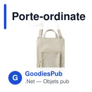 Porte-ordinateur personnalisable Iker avec logo - Sacoche en toile - Miniature 4