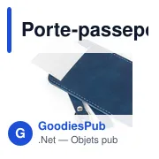 Porte-passeport et étiquette de bagage en PU recyclé Zani - Miniature 5