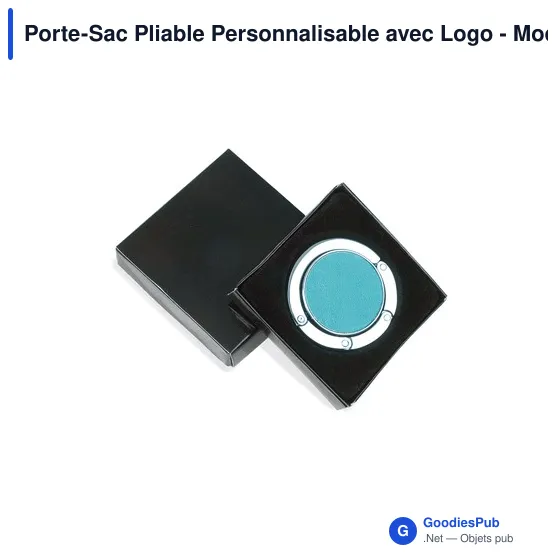 Porte-Sac Pliable Personnalisable avec Logo - Modèle Skype - Image 4