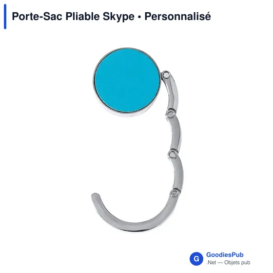 Porte-Sac Pliable Personnalisable avec Logo - Modèle Skype - Image 6