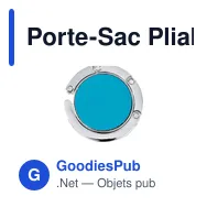 Porte-Sac Pliable Personnalisable avec Logo - Modèle Skype - Miniature 8