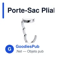Porte-Sac Pliable Personnalisable avec Logo - Modèle Skype - Miniature 9
