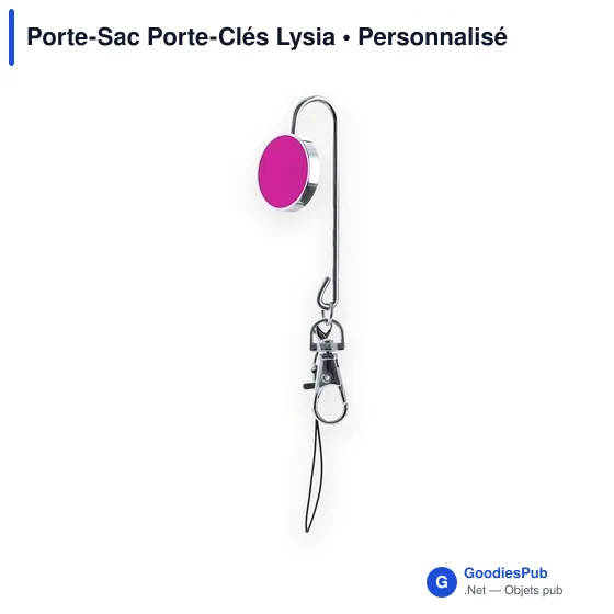 Porte-clés personnalisable Lysia avec logo - Accessoire pratique - Image 11