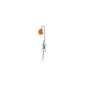 Variante orange - Porte-clés personnalisable Lysia avec logo - Accessoire pratique