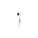 Variante noir - Porte-clés personnalisable Lysia avec logo - Accessoire pratique