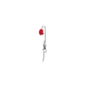 Variante rouge - Porte-clés personnalisable Lysia avec logo - Accessoire pratique