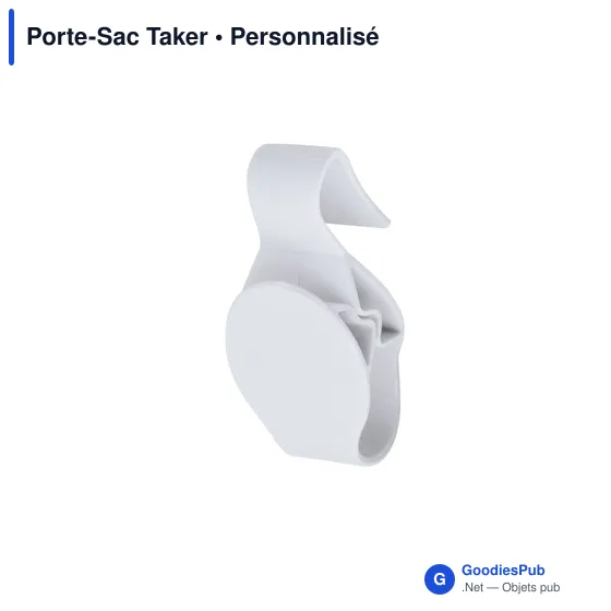 Porte-Sac Taker personnalisable avec logo - Accessoire pratique - Image 4