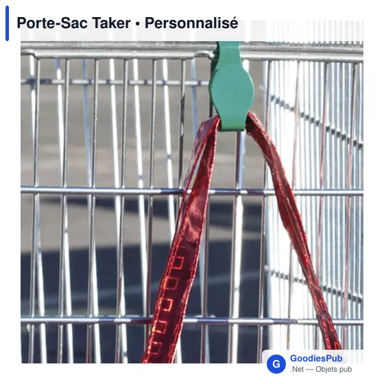 Porte-Sac Taker personnalisable avec logo - Accessoire pratique - Image 6