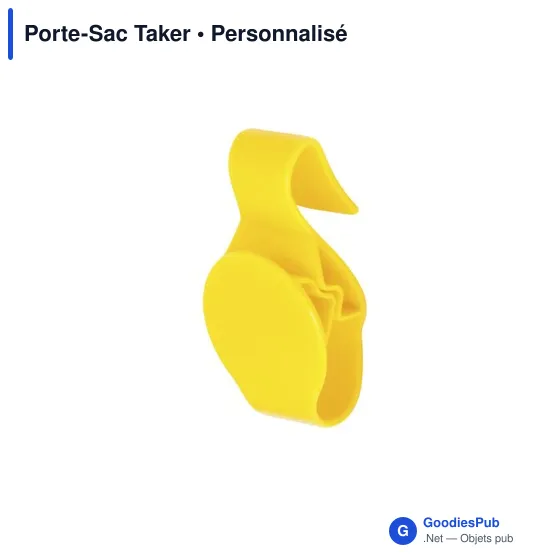 Porte-Sac Taker personnalisable avec logo - Accessoire pratique - Image 7