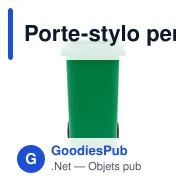 Porte-stylo personnalisable en forme de poubelle avec logo | Erco - Miniature 12