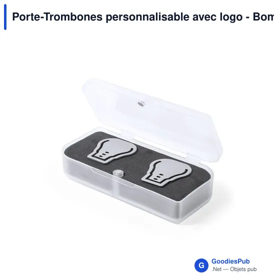 Porte-Trombones personnalisable avec logo - Bomtel - Image 1