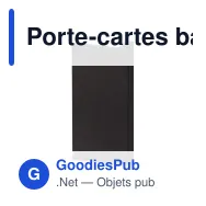 Porte-cartes bancaires personnalisable RFID 5 compartiments avec logo - ABS - Miniature 2