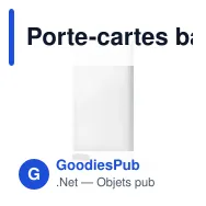 Porte-cartes bancaires personnalisable RFID 5 compartiments avec logo - ABS - Miniature 3