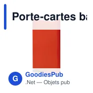 Porte-cartes bancaires personnalisable RFID 5 compartiments avec logo - ABS - Miniature 7