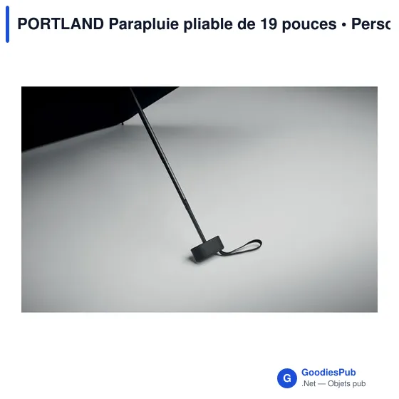PORTLAND Parapluie pliable de 19 pouces - Image 5