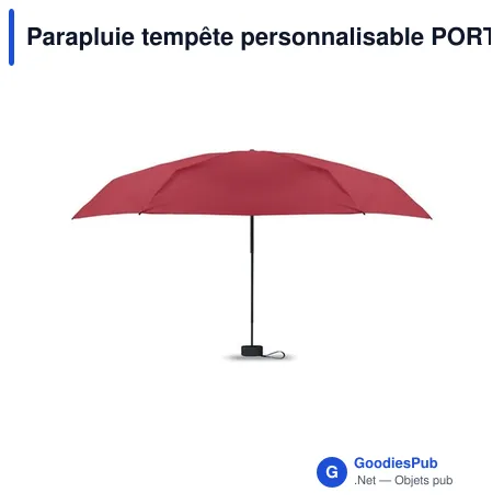 Parapluie tempête personnalisable PORTLAND SIN avec logo