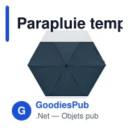 Parapluie tempête personnalisable PORTLAND SIN avec logo - Miniature 11
