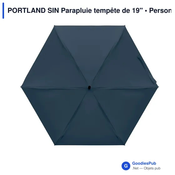 Parapluie tempête personnalisable PORTLAND SIN avec logo - Image 11
