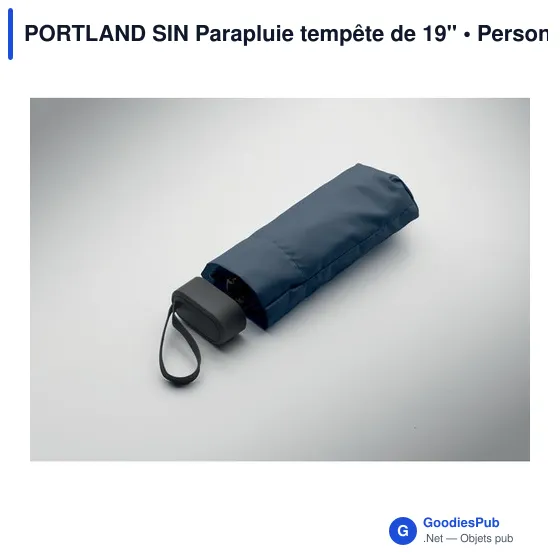 Parapluie tempête personnalisable PORTLAND SIN avec logo - Image 12