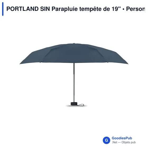 Parapluie tempête personnalisable PORTLAND SIN avec logo - Image 7