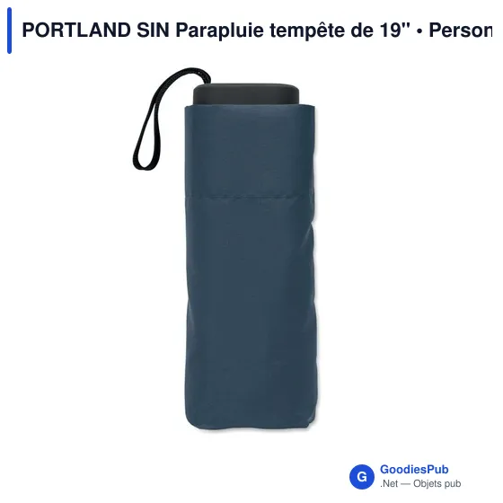 Parapluie tempête personnalisable PORTLAND SIN avec logo - Image 8