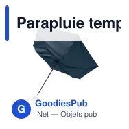 Parapluie tempête personnalisable PORTLAND SIN avec logo - Miniature 9