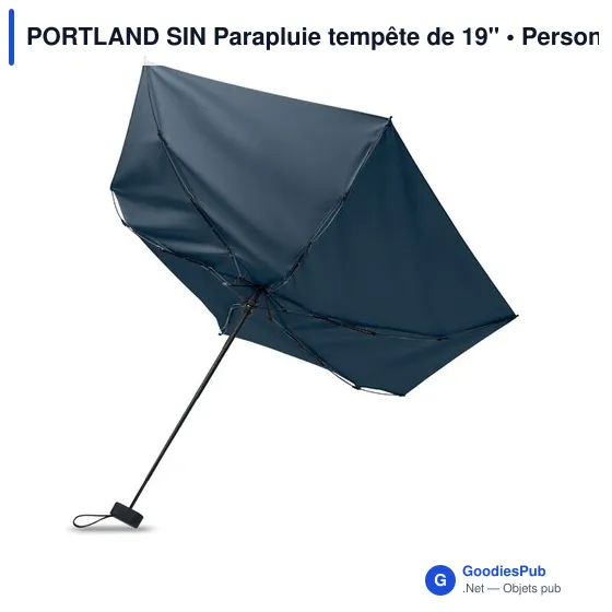 Parapluie tempête personnalisable PORTLAND SIN avec logo - Image 9