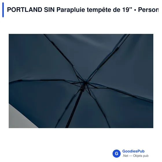 Parapluie tempête personnalisable PORTLAND SIN avec logo - Image 10