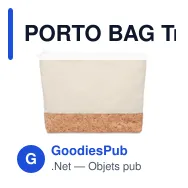 PORTO BAG Trousse liège & coton - Miniature 1